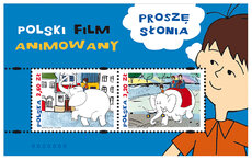 Polski Film Animowany _  Proszę słonia _ blok filatelistyczny.jpg