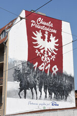 Poznań z nowym muralem na 100-lecie odzyskania niepodległości (1).JPG