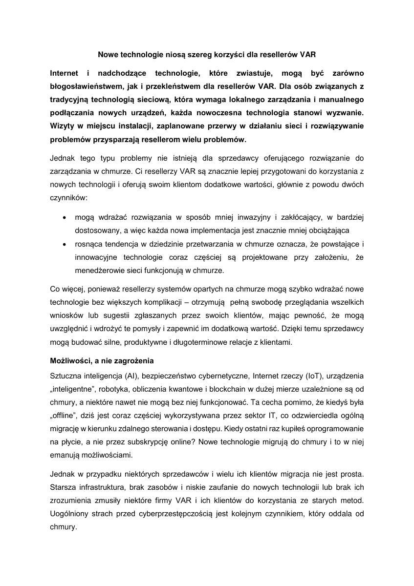 Zyxel_Nowe technologie i korzyści dla resellerów VAR.pdf
