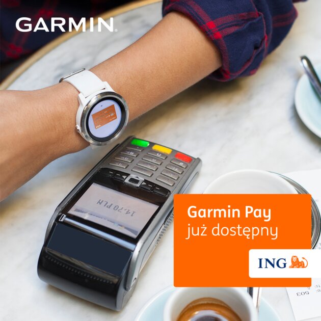 sladre Praktisk ensidigt Garmin Pay - kolejna metoda płatności mobilnych już dostępna w ING -  infoWire.pl