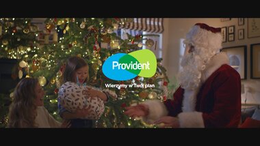 Na zdjęciu: Kadr z reklamy świątecznej Providenta