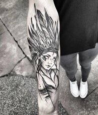 Damski tatuaż na przedramieniu, Inez Janiak Molęcka_ Inez Janiak-Molęcka.jpeg