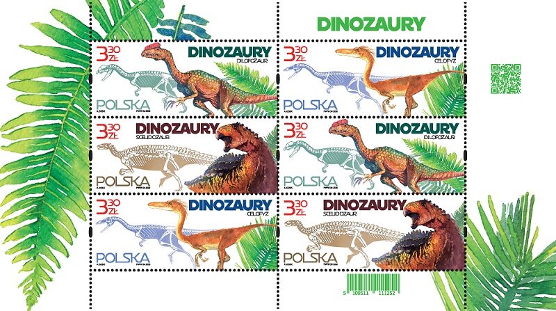 Znaczki pocztowe z dinozaurami - infoWire.pl