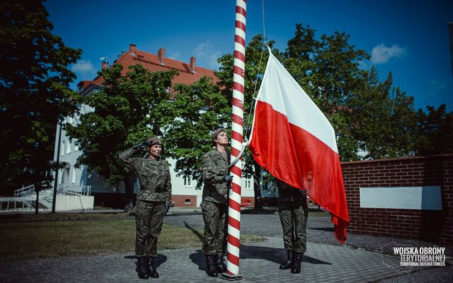 Przysięga wojskowa w Słupsku.