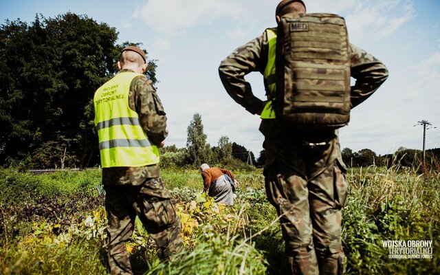 Żołnierze WOT w Krynka na Podlasiu w ramach operacji #SilneWsparcie