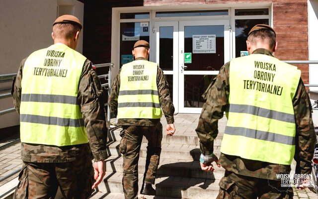 Żołnierze WOT na Lubelszczyźnie w operacji #SilneWsparcie