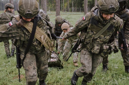 Szkolenie podlaskich Terytorialsów z Batalionową Grupą Bojową NATO