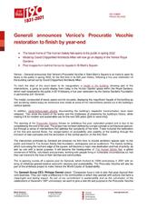 11_12_Pr Generali Venice's Procuratie Vecchie restoration to finish by year-end FINAL.pdf