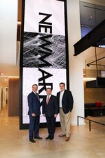 Bertasi, Kaszyński and Alvarado at Newmark NY HQ_Lobby1 high res.jpg