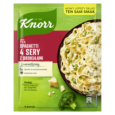 FIX Knorr Spaghetti 4 SERY Z BROKULAMI