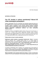 Czy OC drożeje w polsce powiatowej_ Niemal 60 miast dotkniętych podwyżkami_docx.pdf