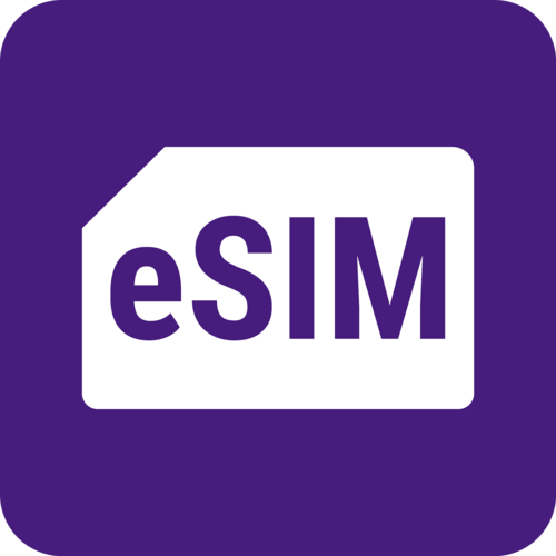 eSIM w Play logo białe