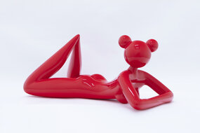 Maurycy Gomulicki, Dziuńka, 2022, aluminium lakierowane, 70x32x40 cm