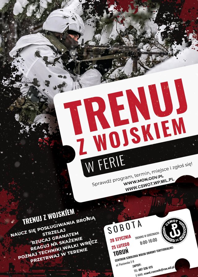 Trenuj z Wojskiem w ferie - CSWOT