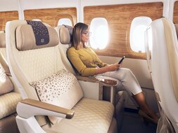 Inflight Wi-Fi for Emirates Skywards members in Premium Economy Class