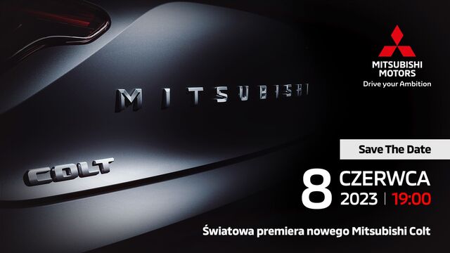 Mitsubishi COLT światowa premiera 8 czerwca 19 00