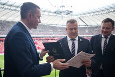Staropolanka oficjalną wodą Reprezentacji Polski w piłce nożnej  (6).JPG