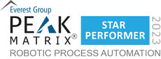 Robotic Process Automation Technology 2023 - PEAK Matrix Award Logo - Star Performer.jpg