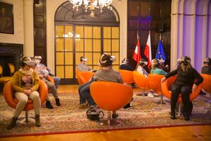 Pokazy VR w Ambasadzie RP w Wiedniu, listopad 2023 