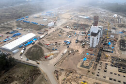 Pobierz Plac budowy elektrowni gazowo-parowej w Ostrołęce