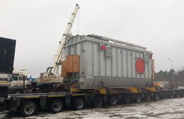 Pobierz Transport transformatora do elektrowni w Ostrołęce-3