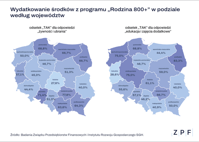 ZPF - Polacy a 800 plus - grafika - 2