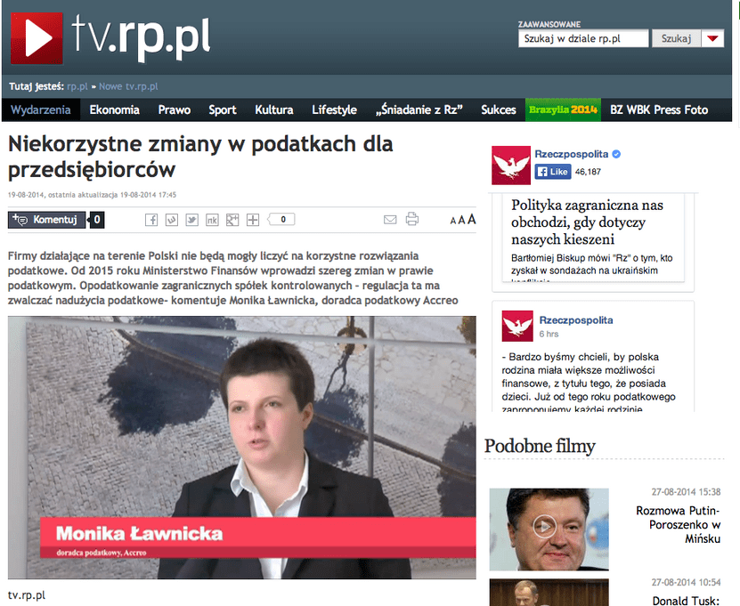 Wideo z infoWire.pl na tv.rp.pl