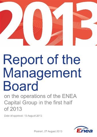 Report of the Management Board