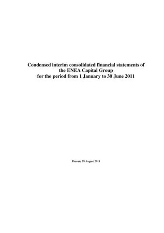 Consolidated financial statement CFS