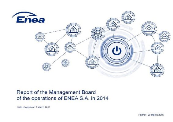 Report of the Management Board of the Operations of Enea S.A. in 2014