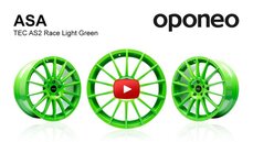 Felga ASA TEC AS2 Race Light Green ● Alufelgi ● Oponeo™