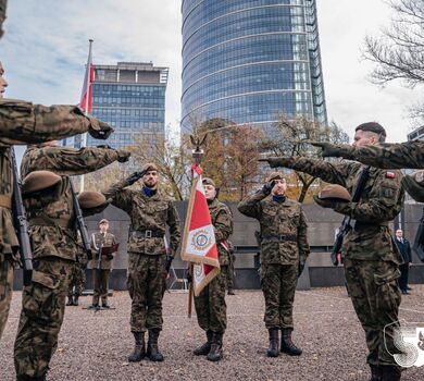 Pierwsza przysięga Stołecznych Terytorialsów