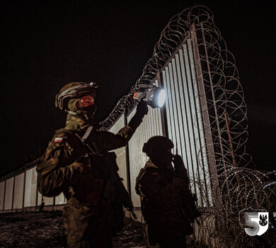 Patrole nocne na granicy
