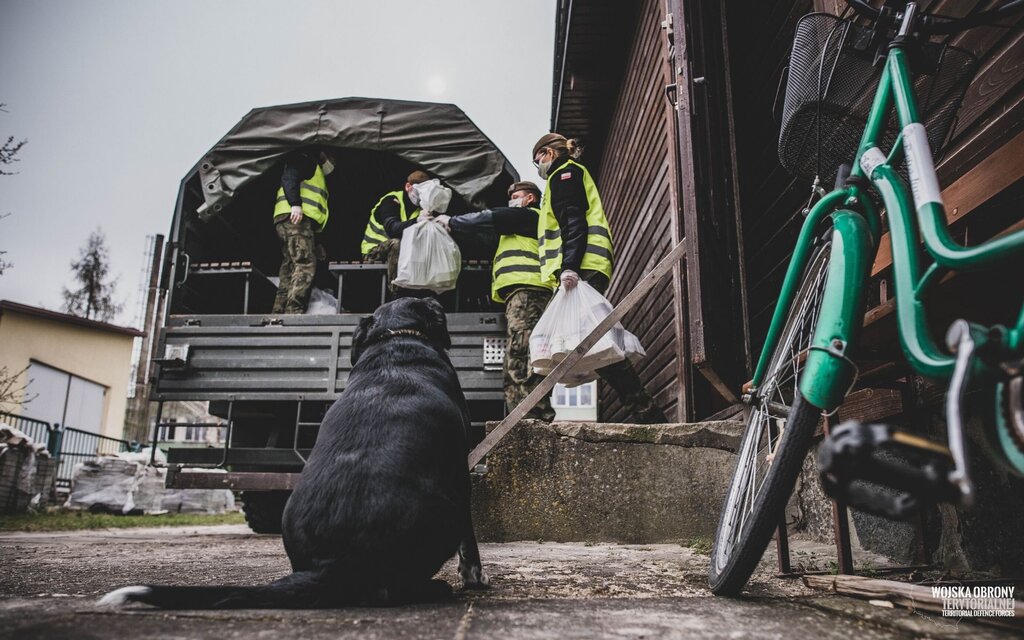 Wsparcie potrzebujących w ramach #OdpornaWiosna, 1 Podlaska Brygada OT