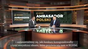 II edycja konkursu Ambasador Polski - wywiad z prezesem KGHM Marcinem Chludzińskim