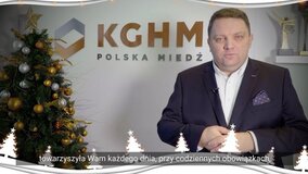 Życzenia Świąteczne Prezesa KGHM Marcina Chludzińskiego