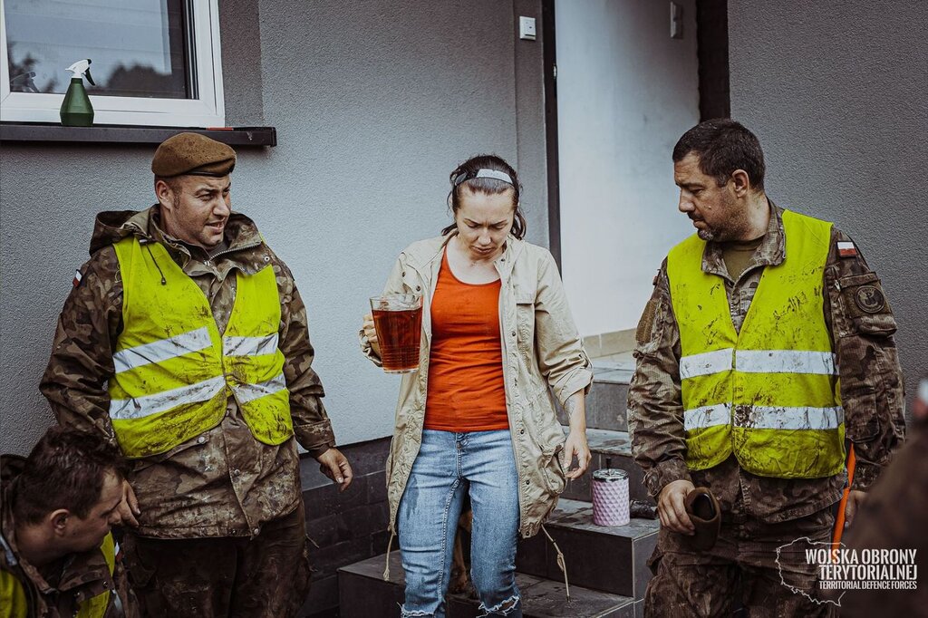 Usuwanie skutków nawałnic w Małopolsce