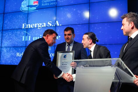 ENERGA SA wyróżniona w rankingu Giełdowa Spółka Roku 2013