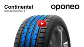 Continental ContiSportContact 3 ● Summer Tyres ● Oponeo™