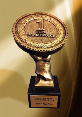Nagroda przyznana dla Banku Pocztowego podczas IV Wielkiej Gali Liderów Świata Bankowości i Ubezpieczeń