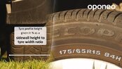 Decoding tyre dimensions marks ● Hints from Oponeo™