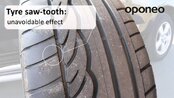 Uneven tyre wear ● Hints from Oponeo™
