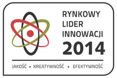 Envelo z tytułem RYNKOWY LIDER INNOWACJI 2014