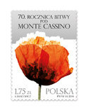 Poczta Polska ze znaczkiem na Monte Cassino
