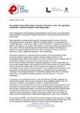 Position of PUPC on amandments of EU legislation concerning plastic carrier bags