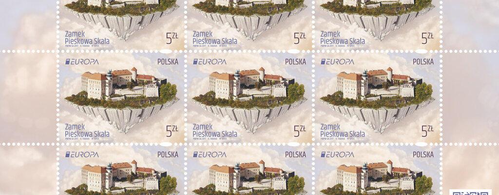 Poczta Polska: Zamek Pieskowa Skała trafił na znaczek serii „Europa”