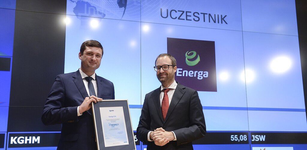 Energa czwarty raz z rzędu w Respect Index