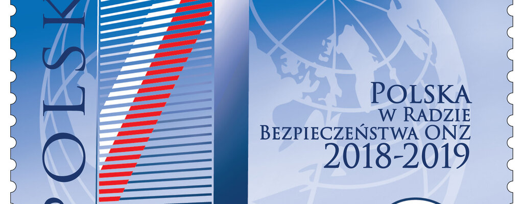 Poczta Polska uczciła okolicznościowym znaczkiem udział naszego państwa w pracach Rady Bezpieczeństwa ONZ