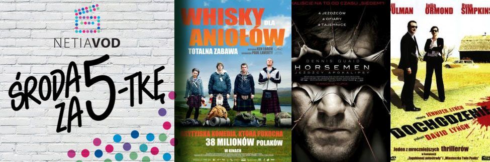 Środy z filmami za piątaka w Netia VOD!