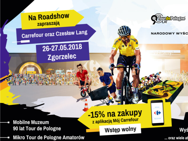 Carrefour Polska sponsorem głównym miasteczka kolarskiego Roadshow w Zgorzelcu
